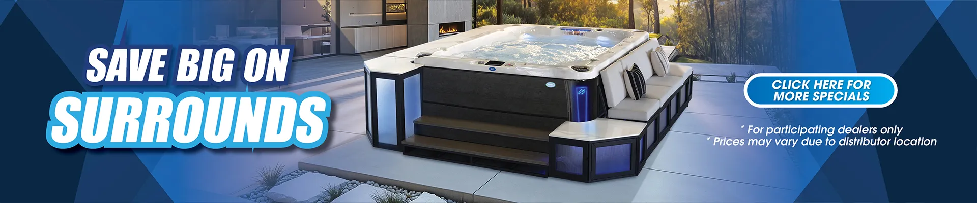 Calspas hot tub being used in a family setting - Milan